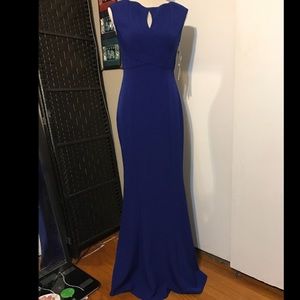 Stunny blue mermaid dress